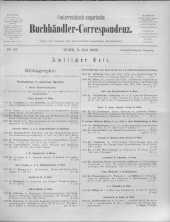 Oesterreichische Buchhändler-Correspondenz