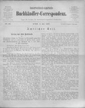 Oesterreichische Buchhändler-Correspondenz