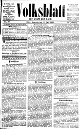 Volksblatt für Stadt und Land