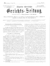 Allgemeine Österreichische Gerichtszeitung