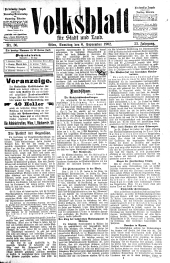 Volksblatt für Stadt und Land