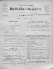 Oesterreichische Buchhändler-Correspondenz