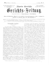 Allgemeine Österreichische Gerichtszeitung