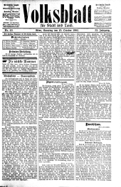 Volksblatt für Stadt und Land