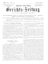 Allgemeine Österreichische Gerichtszeitung