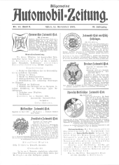 Allgemeine Automobil-Zeitung