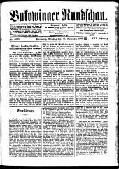 Bukowinaer Rundschau