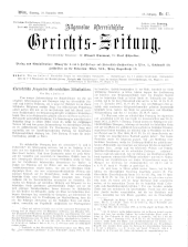 Allgemeine Österreichische Gerichtszeitung