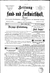 Zeitung für Landwirtschaft