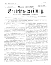 Allgemeine Österreichische Gerichtszeitung