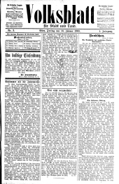 Volksblatt für Stadt und Land