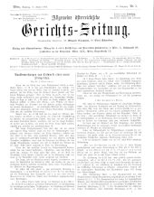 Allgemeine Österreichische Gerichtszeitung