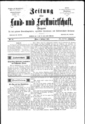 Zeitung für Landwirtschaft