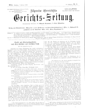 Allgemeine Österreichische Gerichtszeitung