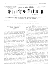 Allgemeine Österreichische Gerichtszeitung