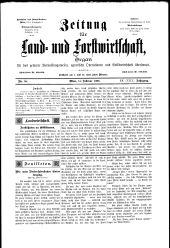 Zeitung für Landwirtschaft