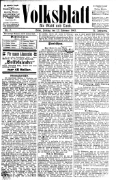 Volksblatt für Stadt und Land