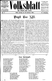 Volksblatt für Stadt und Land