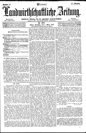 Wiener Landwirtschaftliche Zeitung