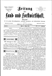 Zeitung für Landwirtschaft