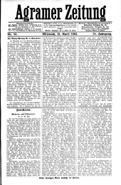 Agramer Zeitung