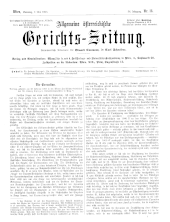 Allgemeine Österreichische Gerichtszeitung