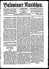 Bukowinaer Rundschau