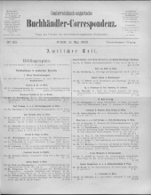 Oesterreichische Buchhändler-Correspondenz