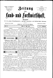 Zeitung für Landwirtschaft