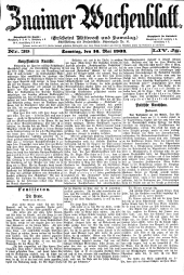 Znaimer Wochenblatt