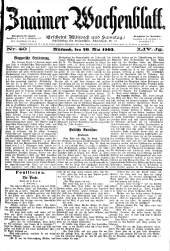 Znaimer Wochenblatt