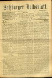 Salzburger Volksblatt: unabh. Tageszeitung f. Stadt u. Land Salzburg