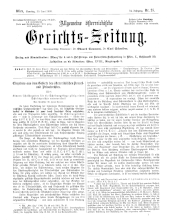 Allgemeine Österreichische Gerichtszeitung