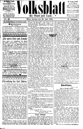 Volksblatt für Stadt und Land