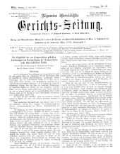 Allgemeine Österreichische Gerichtszeitung