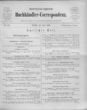 Oesterreichische Buchhändler-Correspondenz