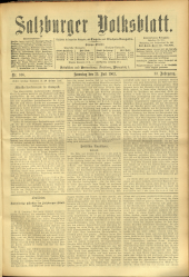 Salzburger Volksblatt: unabh. Tageszeitung f. Stadt u. Land Salzburg