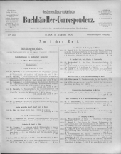 Oesterreichische Buchhändler-Correspondenz