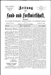 Zeitung für Landwirtschaft