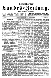 Vorarlberger Landes-Zeitung