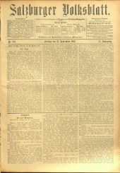 Salzburger Volksblatt: unabh. Tageszeitung f. Stadt u. Land Salzburg