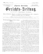 Allgemeine Österreichische Gerichtszeitung