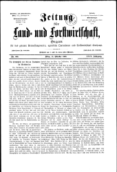 Zeitung für Landwirtschaft