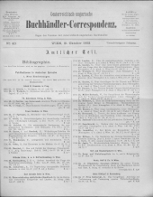 Oesterreichische Buchhändler-Correspondenz