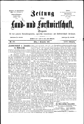 Zeitung für Landwirtschaft