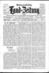 Österreichische Land-Zeitung