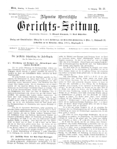 Allgemeine Österreichische Gerichtszeitung