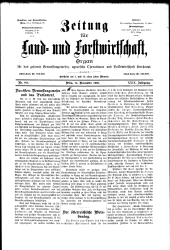 Zeitung für Landwirtschaft