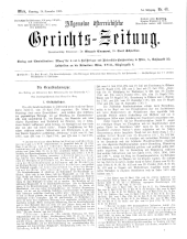 Allgemeine Österreichische Gerichtszeitung