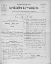 Oesterreichische Buchhändler-Correspondenz